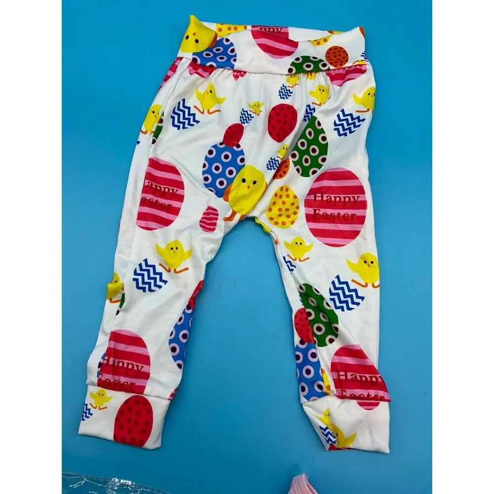 Baby‎ Girl Easter Outfit 12-18M 4pc Set Bunny Chick Spring Clothes